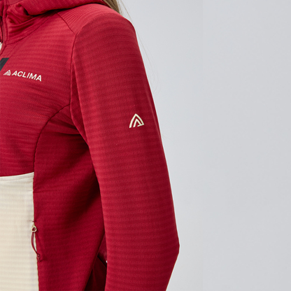 ACLIMA Women's fleece outdoor hooded top