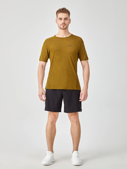 Men's 120g sports wool T-shirt