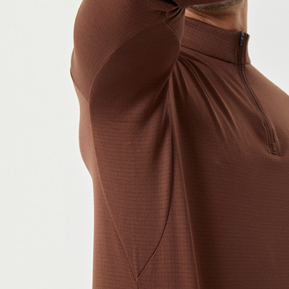 Men's Merino Wool Men's Half-Zip Long Sleeve Midlayer