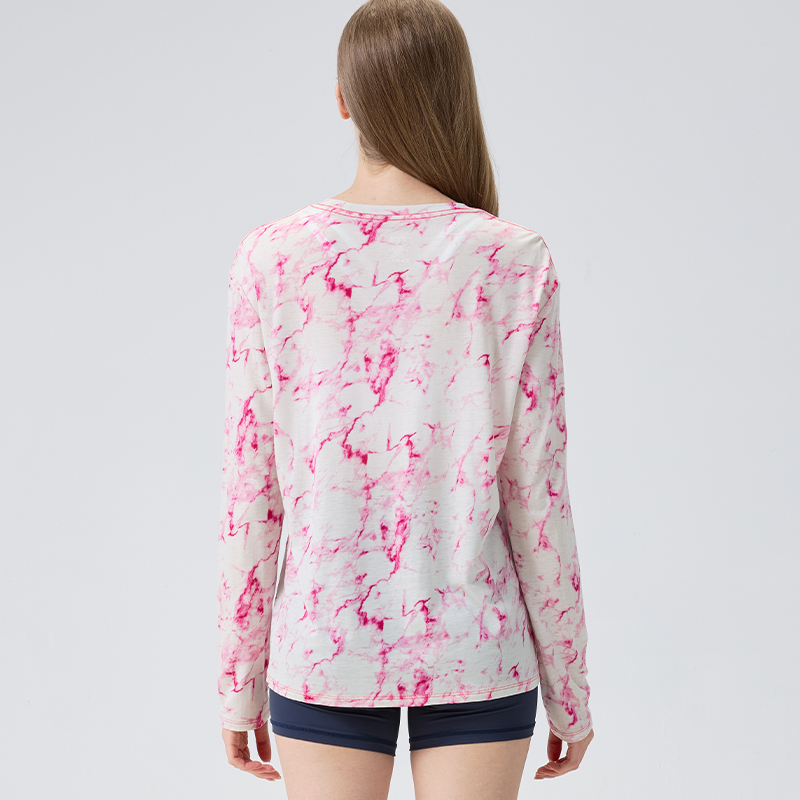 Aclima  Ladies' merino wool outdoor sports tie-dye long sleeve