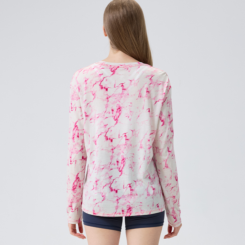 Aclima  Ladies' merino wool outdoor sports tie-dye long sleeve