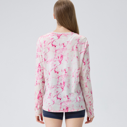 Aclima  Ladies' merino wool outdoor sports tie-dye long sleeve