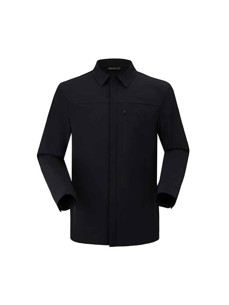 Men's outdoor functional sports business long-sleeved shirt