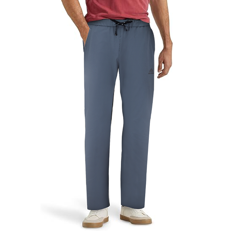 Men's woven merino wool casual pants