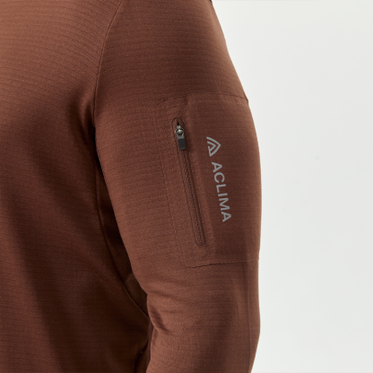 Men's Merino Wool Men's Half-Zip Long Sleeve Midlayer