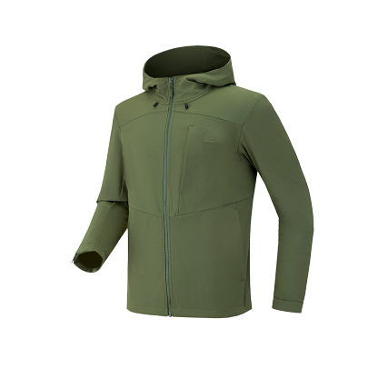 Men's outdoor mountain hooded jacket;