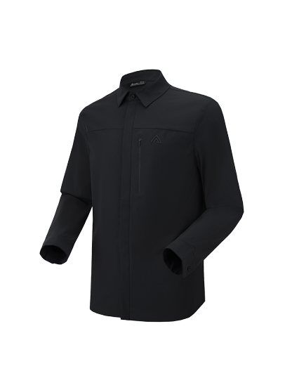 Men's outdoor functional sports business long-sleeved shirt