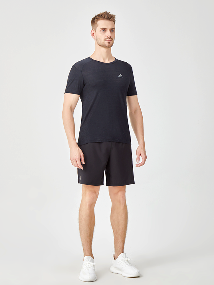 Men's 120g sports wool T-shirt