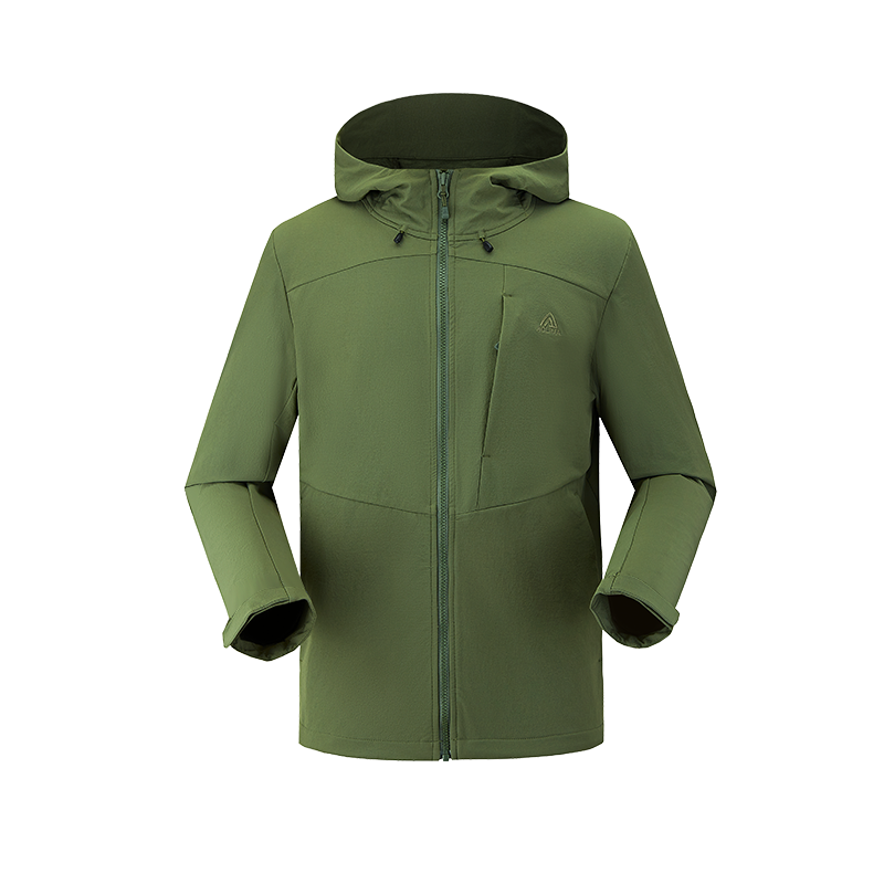 Men's outdoor mountain hooded jacket;