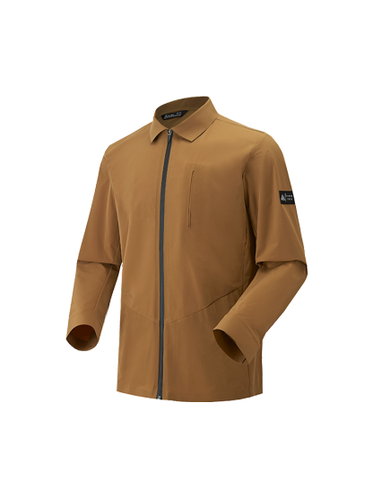 Men's shirt gusset softshell jacket