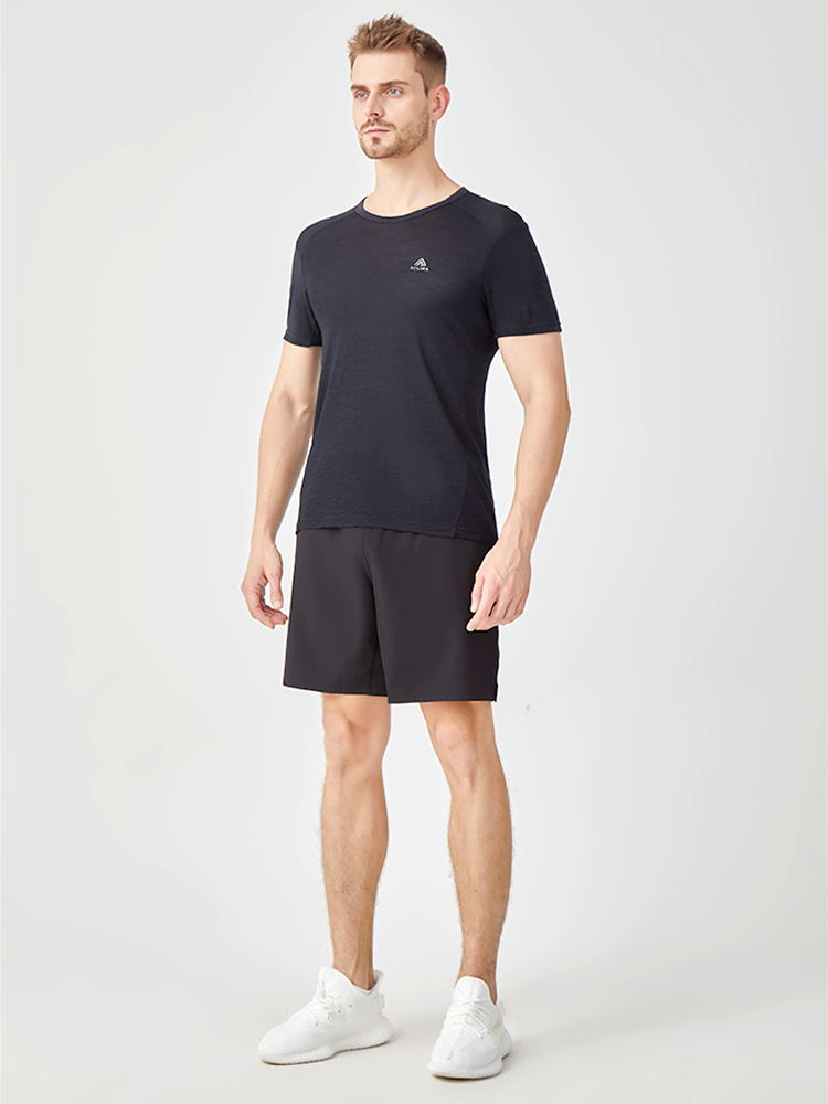 Men's 120g sports wool T-shirt