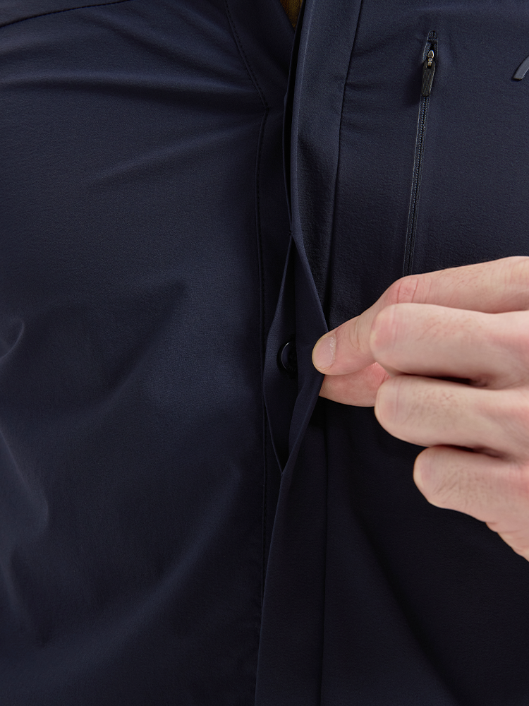 Men's outdoor functional sports business long-sleeved shirt