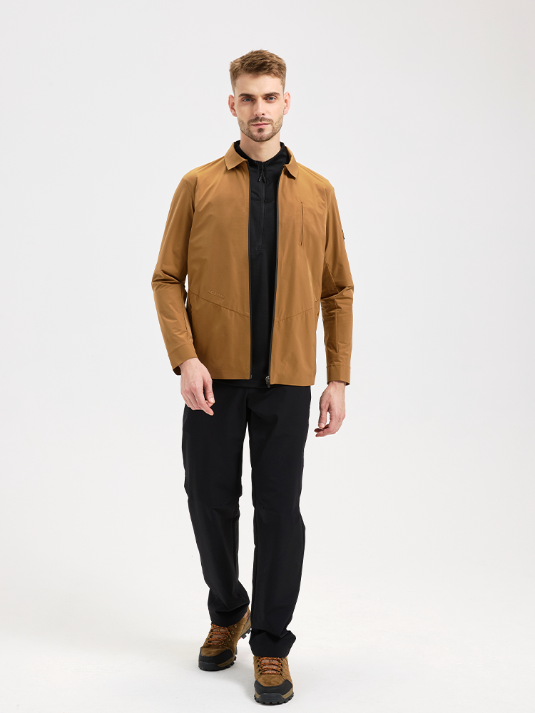 Men's shirt gusset softshell jacket