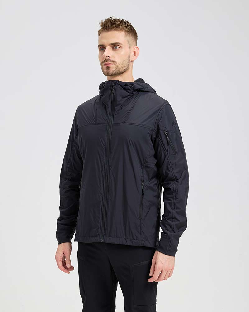 Men's Outdoor Merino Wool × Alpha Fleece Hybrid Jacket