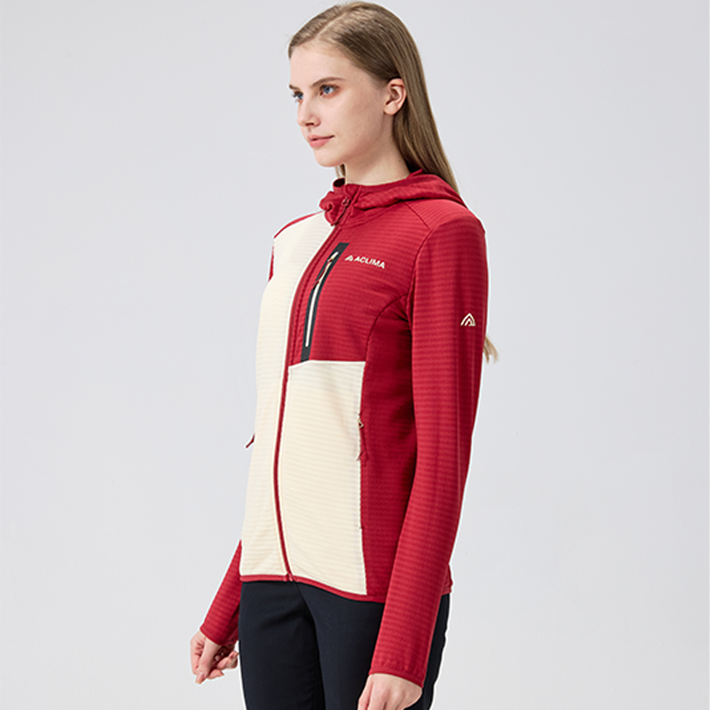 ACLIMA Women's fleece outdoor hooded top