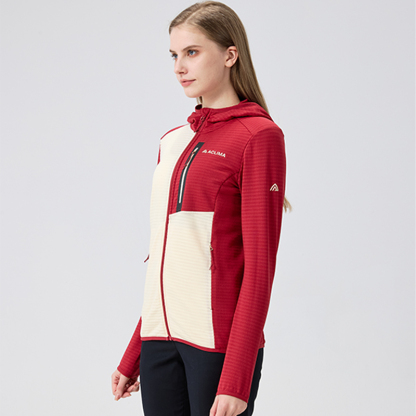 ACLIMA Women's fleece outdoor hooded top