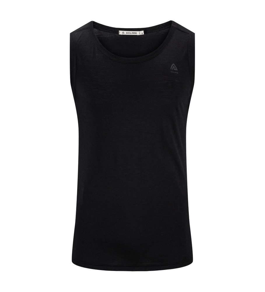 LightWool 140 Singlet M's Jet Black