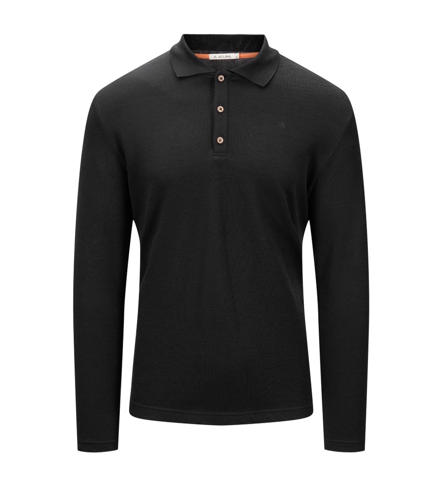 LeisureWool pique shirt Long sleeve M's