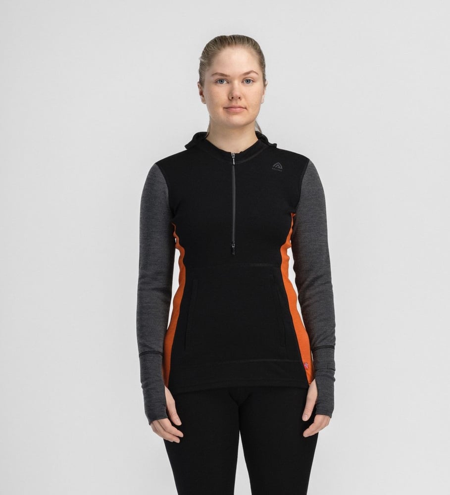 WarmWool Hoodsweater w/zip W's