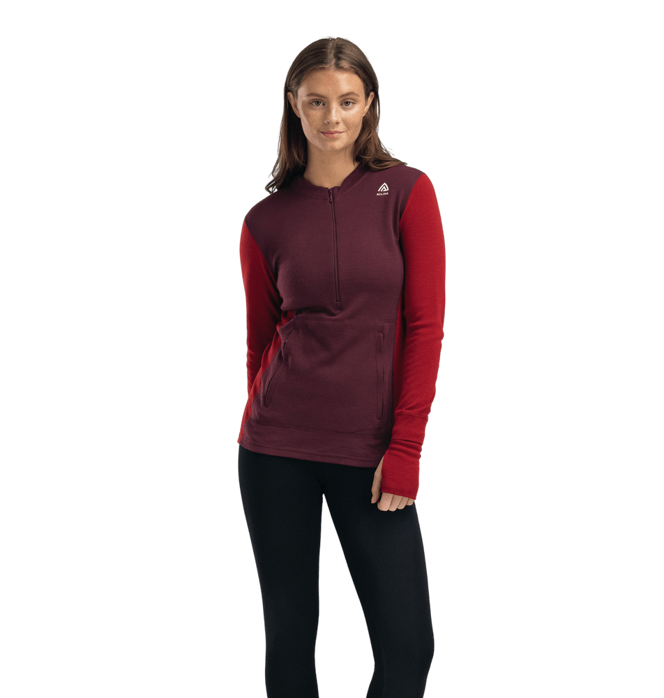 WarmWool Hoodsweater w/zip W's