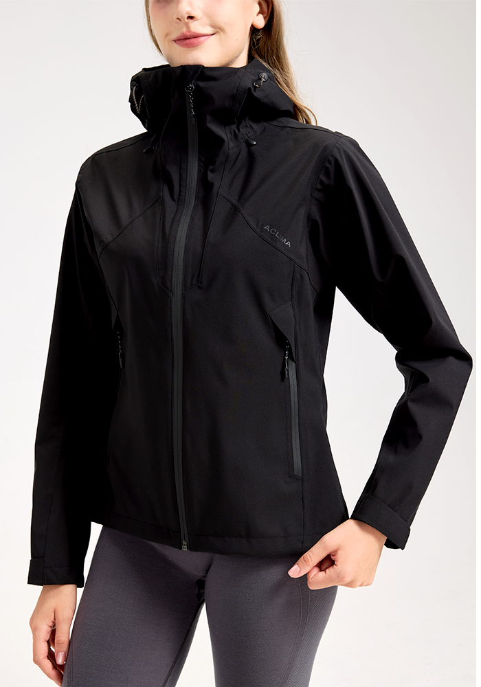 Women's 2.5L Waterproof Breathable Hiking Jacket with Hood