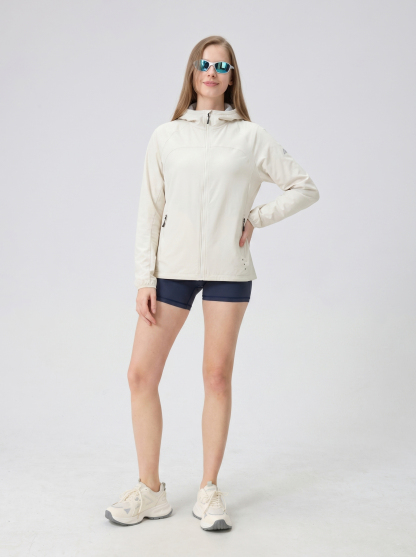 Women's Lightweight Windproof Outdoor Hooded Jacket