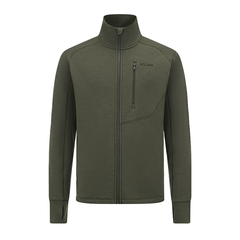 Men's Merino Wool Brushed Warm Coat