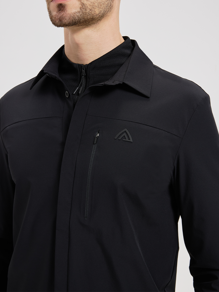 Men's outdoor functional sports business long-sleeved shirt