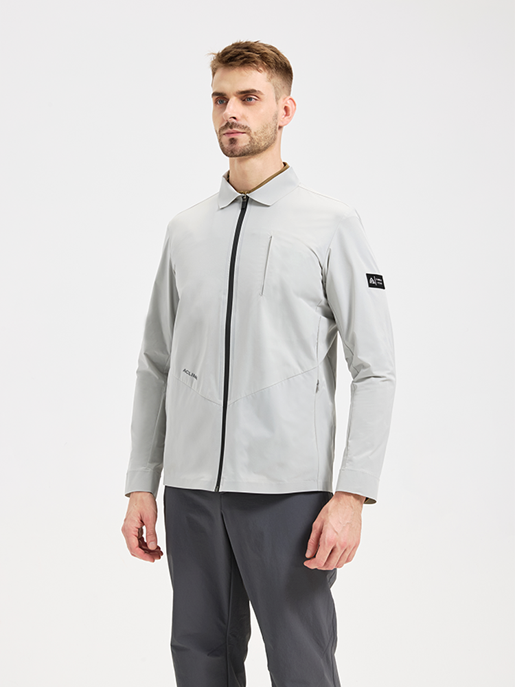 Men's shirt gusset softshell jacket