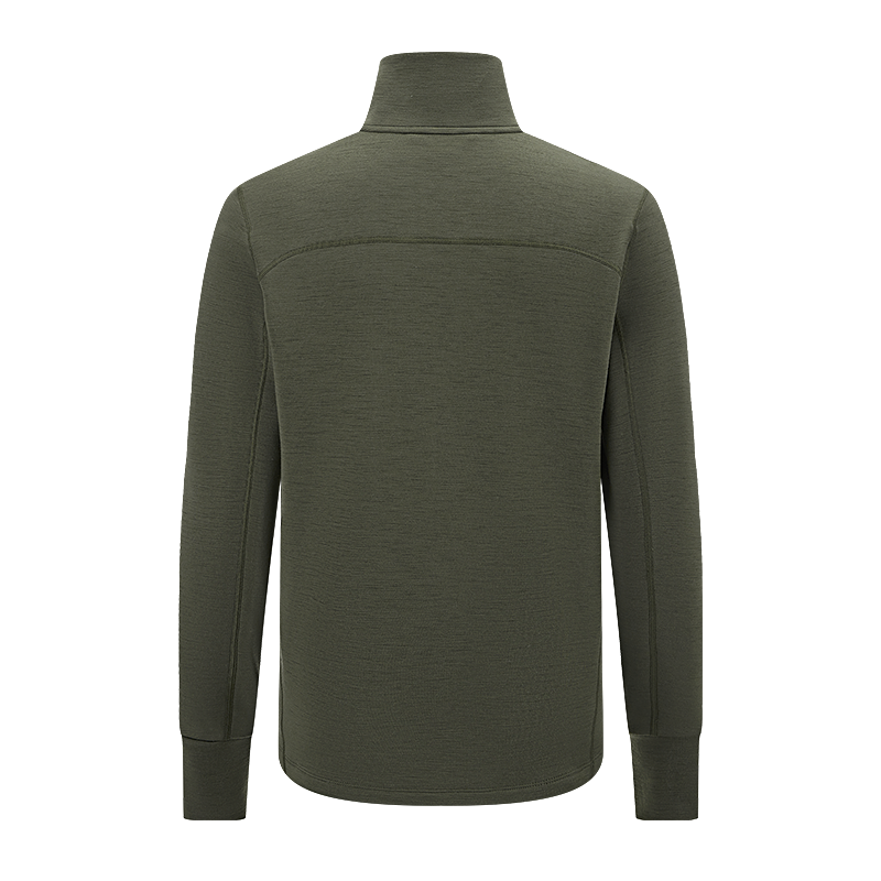 Men's Merino Wool Brushed Warm Coat