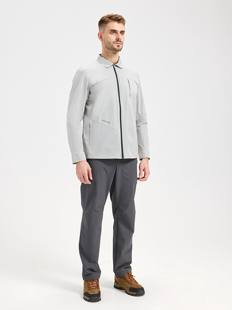 Men's shirt gusset softshell jacket
