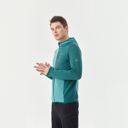 ACLIMA Men's outdoor fleece hooded jacket