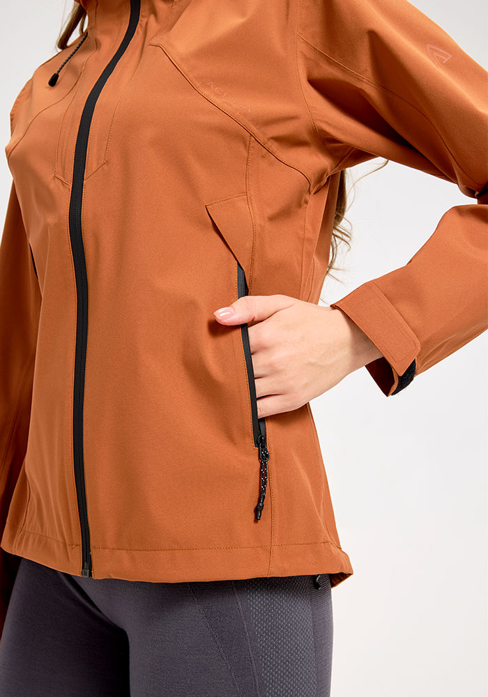 Women's 2.5L Waterproof Breathable Hiking Jacket with Hood
