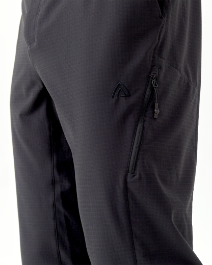 Men's merino wool woven plaid flannel winter straight-leg pants