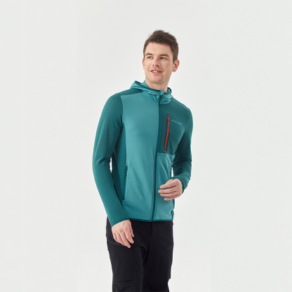 ACLIMA Men's outdoor fleece hooded jacket