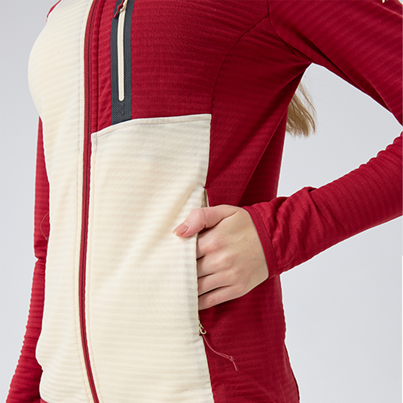 ACLIMA Women's fleece outdoor hooded top