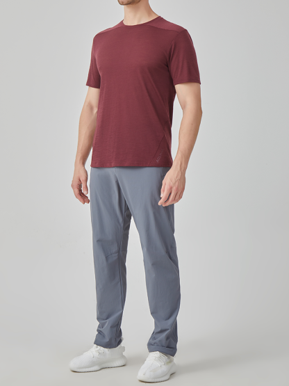 Men's Merino Wool Outdoor Climbing Pants-Sport cut