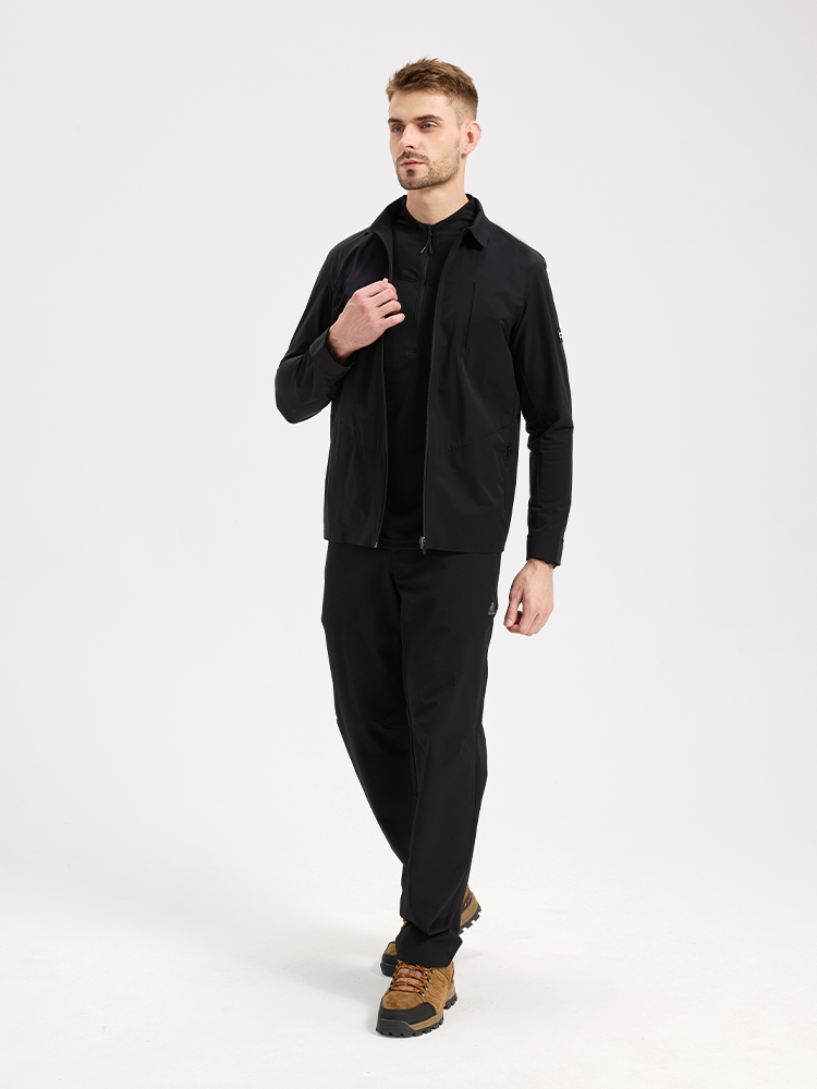 Men's shirt gusset softshell jacket