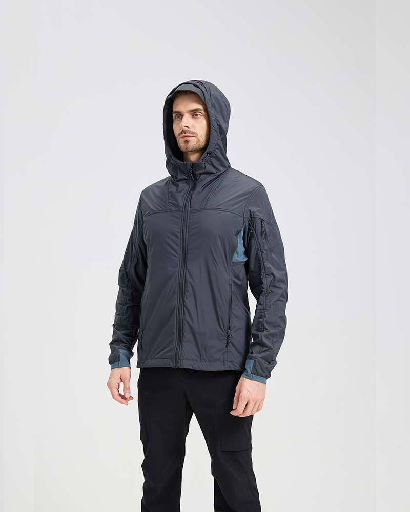 Men's Outdoor Merino Wool × Alpha Fleece Hybrid Jacket