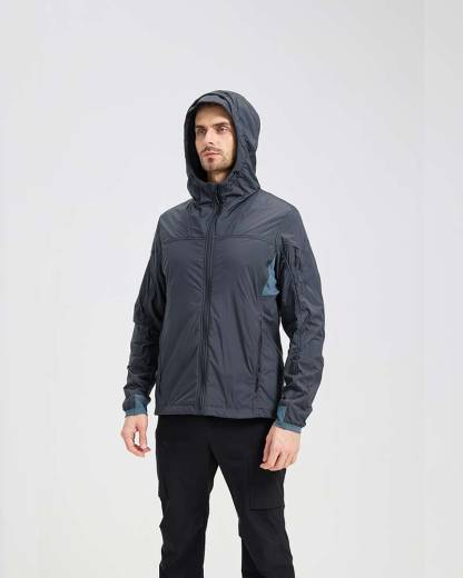 Men's Outdoor Merino Wool × Alpha Fleece Hybrid Jacket