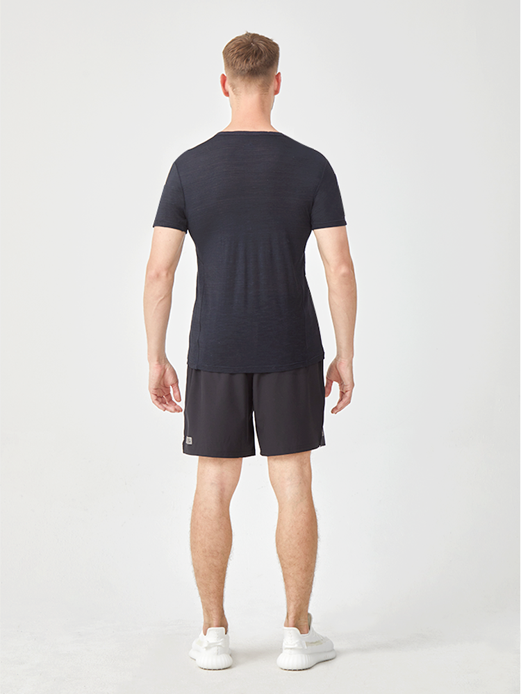 Men's 120g sports wool T-shirt