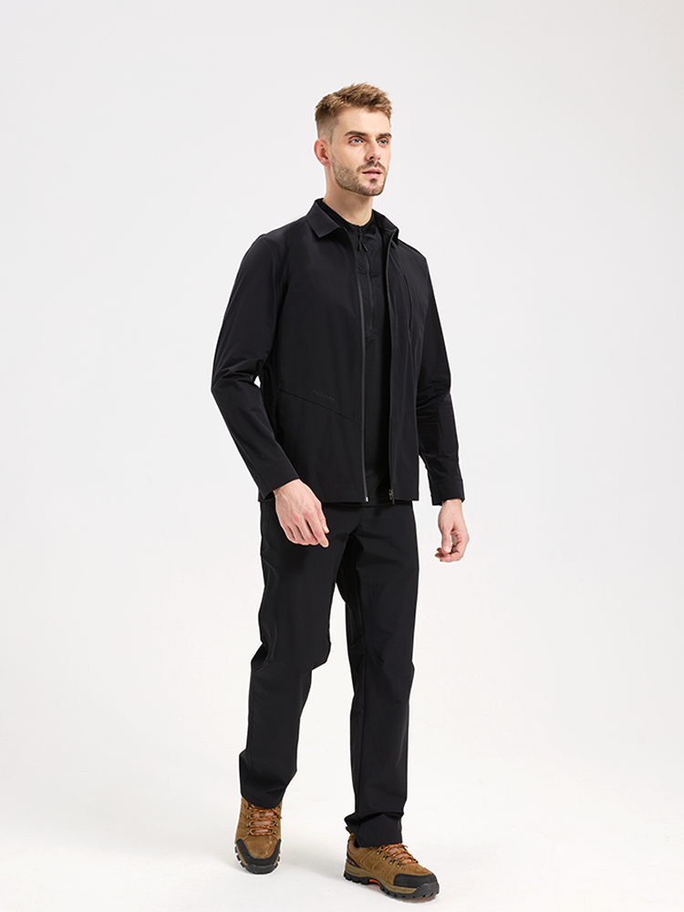 Men's shirt gusset softshell jacket