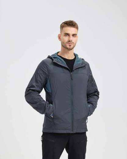 Men's Outdoor Merino Wool × Alpha Fleece Hybrid Jacket