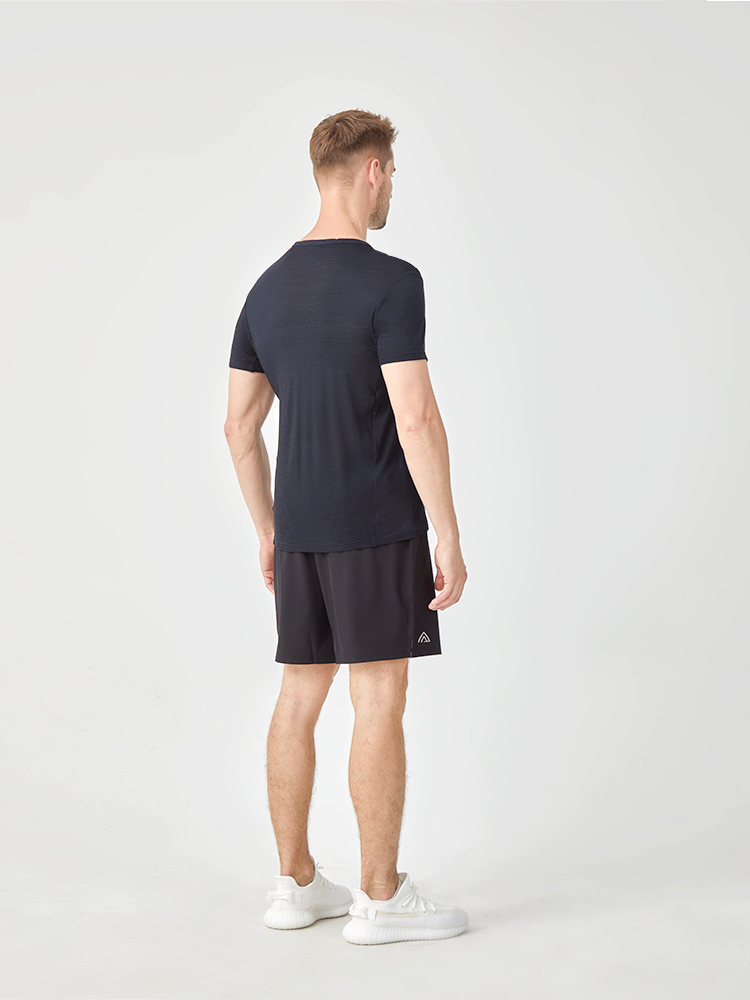 Men's 120g sports wool T-shirt