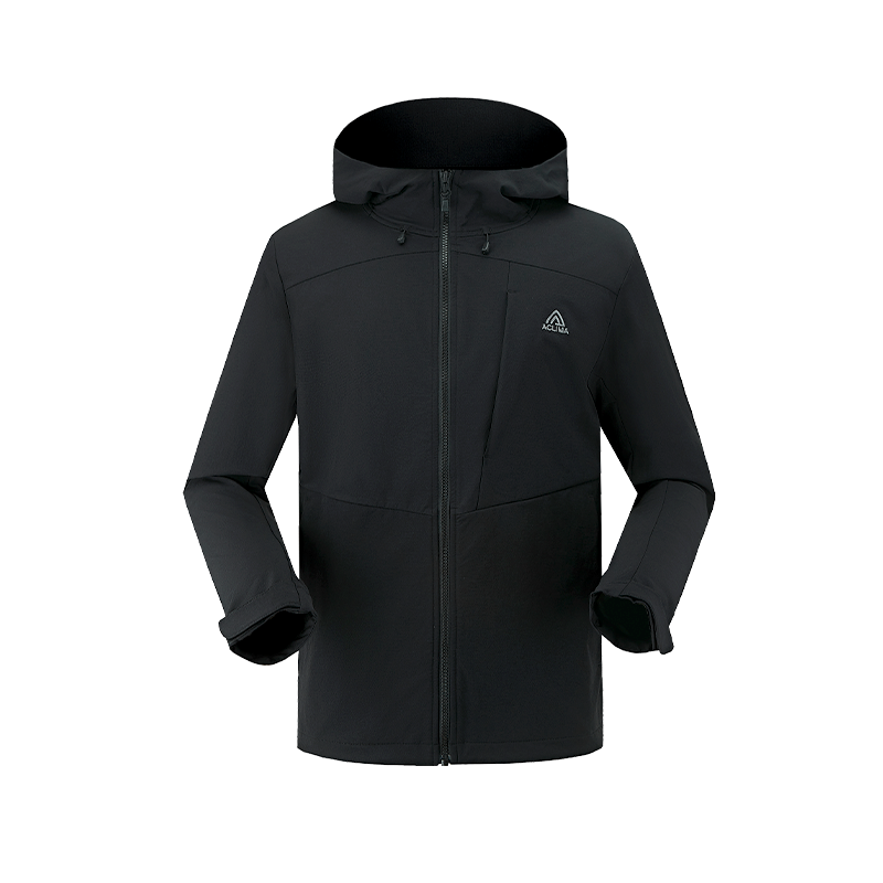 Men's outdoor mountain hooded jacket;