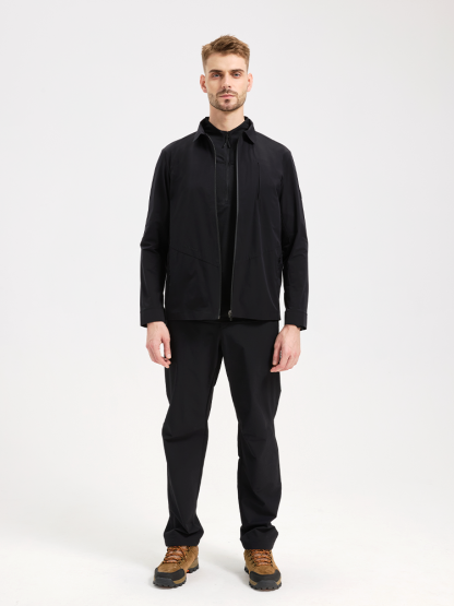 Men's shirt gusset softshell jacket