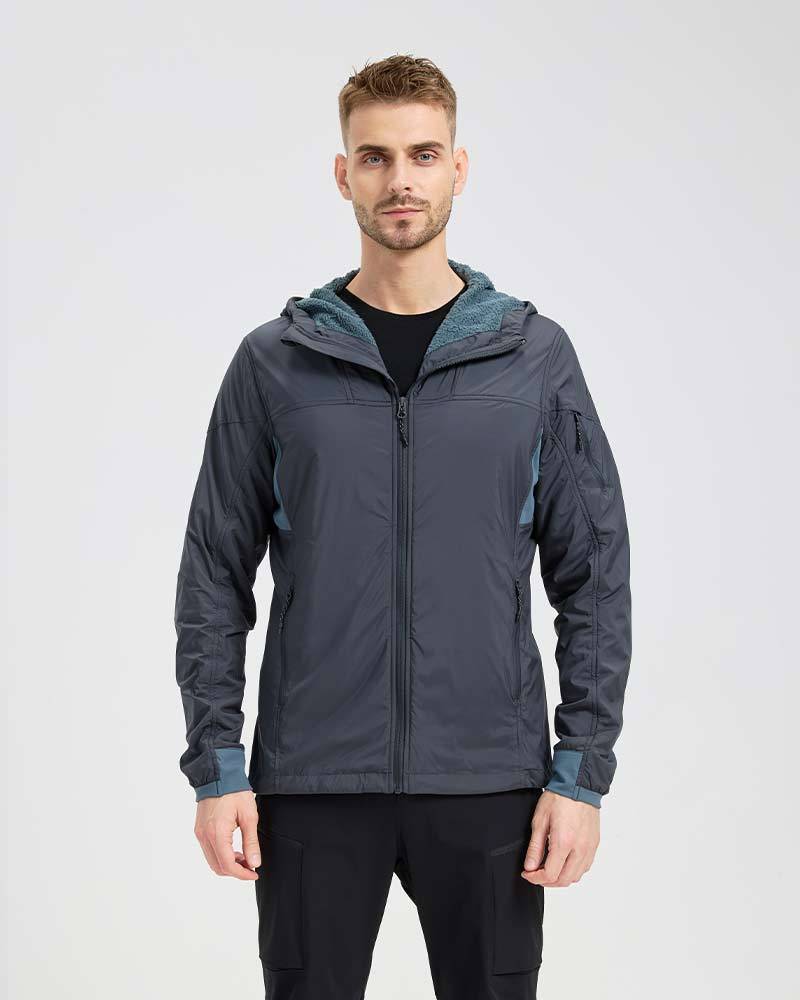 Men's Outdoor Merino Wool × Alpha Fleece Hybrid Jacket
