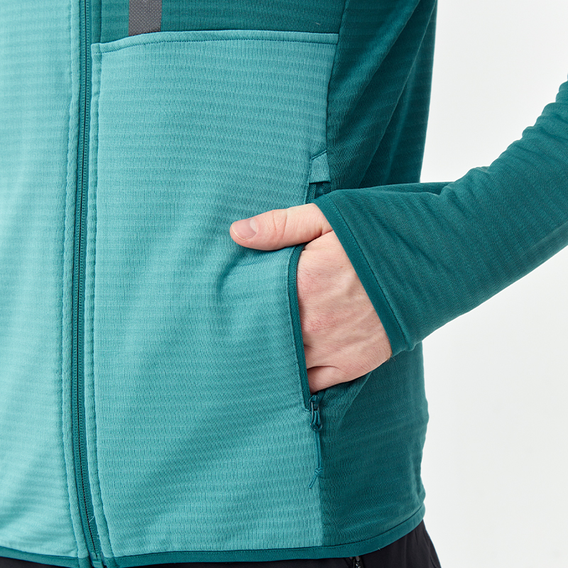 ACLIMA Men's outdoor fleece hooded jacket