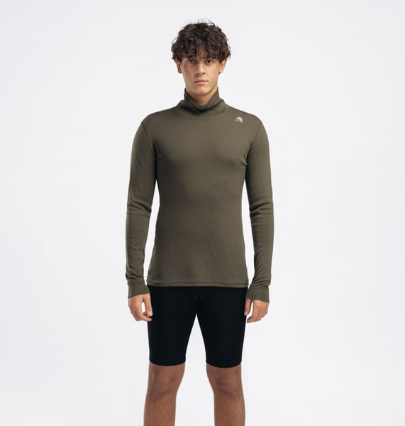 WarmWool Roll Neck M's Jet Black