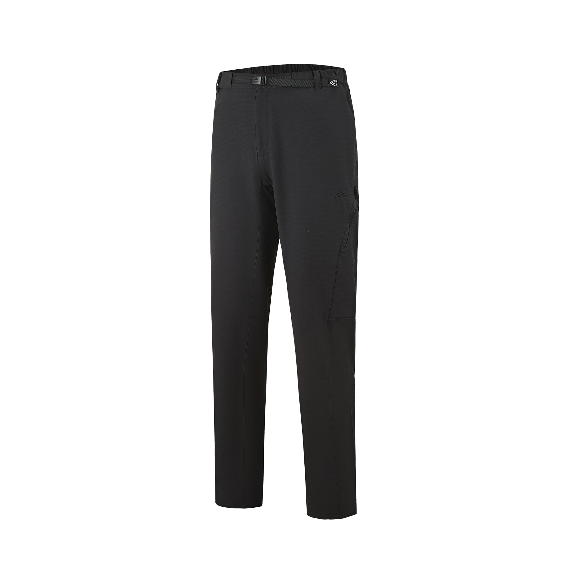 Men's merino wool woven plaid flannel winter straight-leg pants